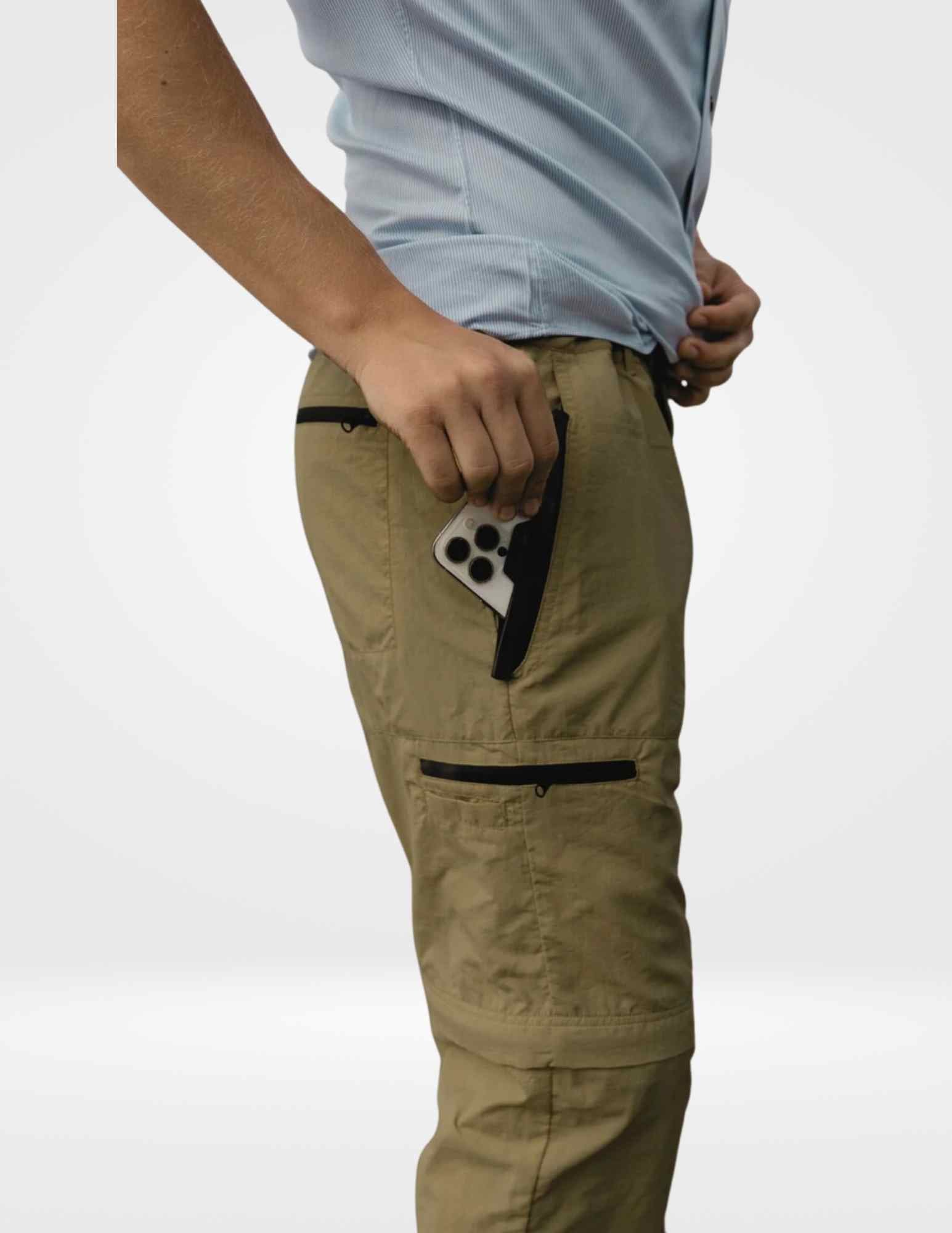 Waterproof Quick Dry Fishing Pants for Men, Outdoor Multi-Pocket