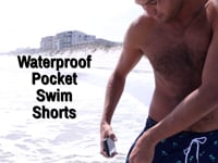  Men's Beach Shorts Quick Dry with Pockets Swim Trunks